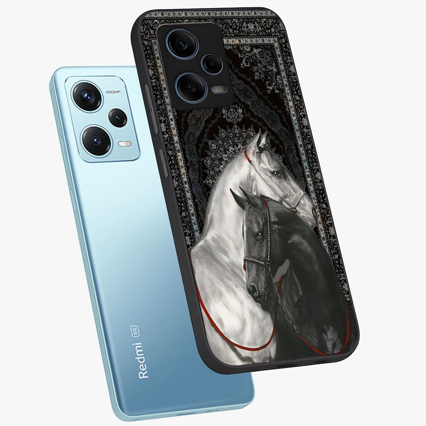 Majestic Ride Legacy Glass Case displayed in angled mockup highlighting sleek vehicle design with bold racing aesthetic.