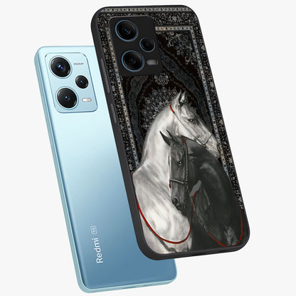 Majestic Ride Legacy Glass Case displayed in angled mockup highlighting sleek vehicle design with bold racing aesthetic.