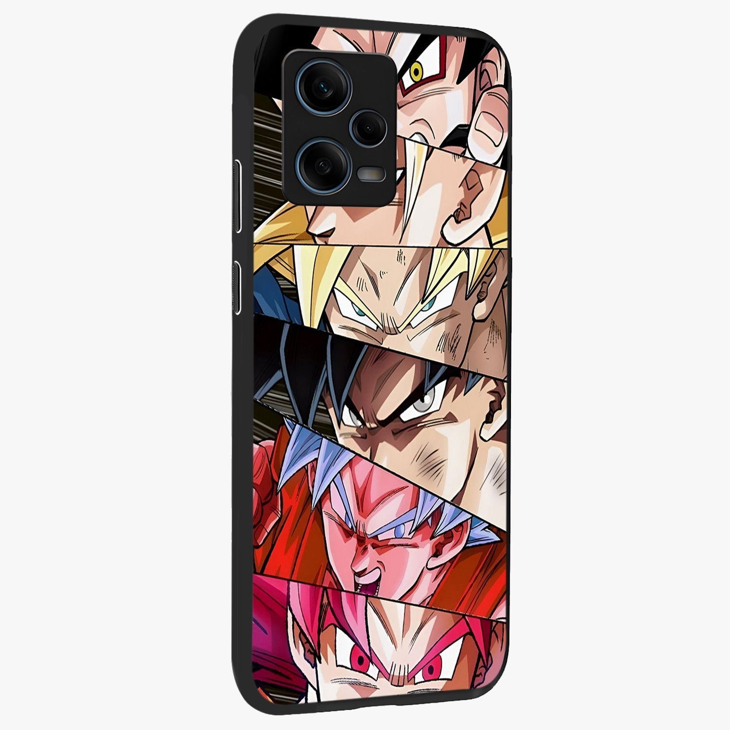 Anime Character Glass Case upright view showcasing expressive anime artwork with bold graphic style.