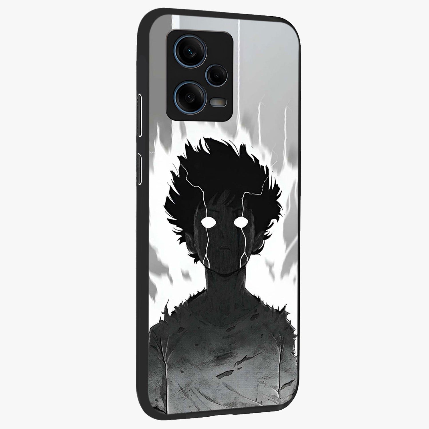 Awakened Inner Rage Glass Case upright view showcasing dramatic artwork with strong expressive aesthetic.