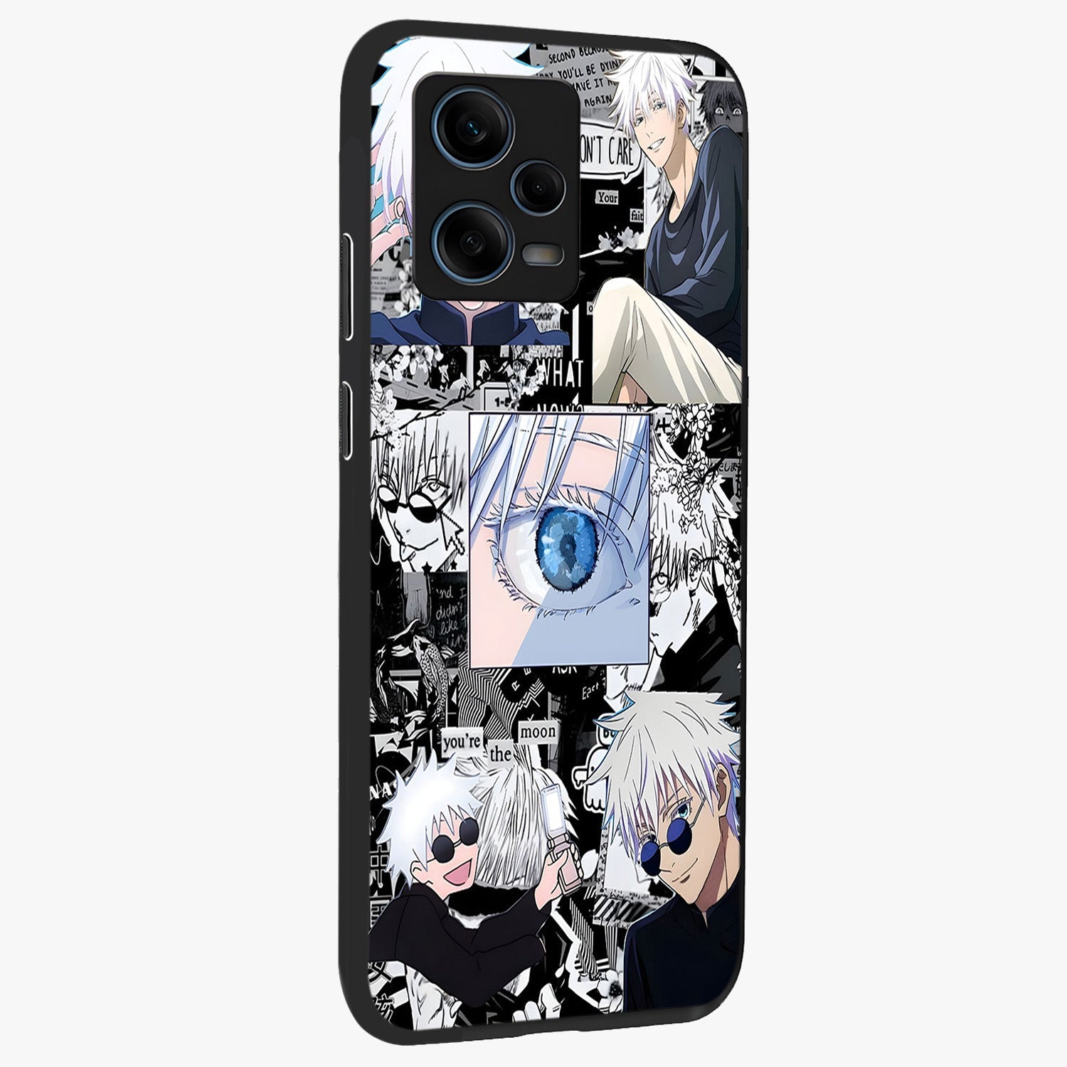 Infinity Sorcerer Chaos Glass Case upright view showcasing dramatic sorcerer artwork with chaotic mystical theme.
