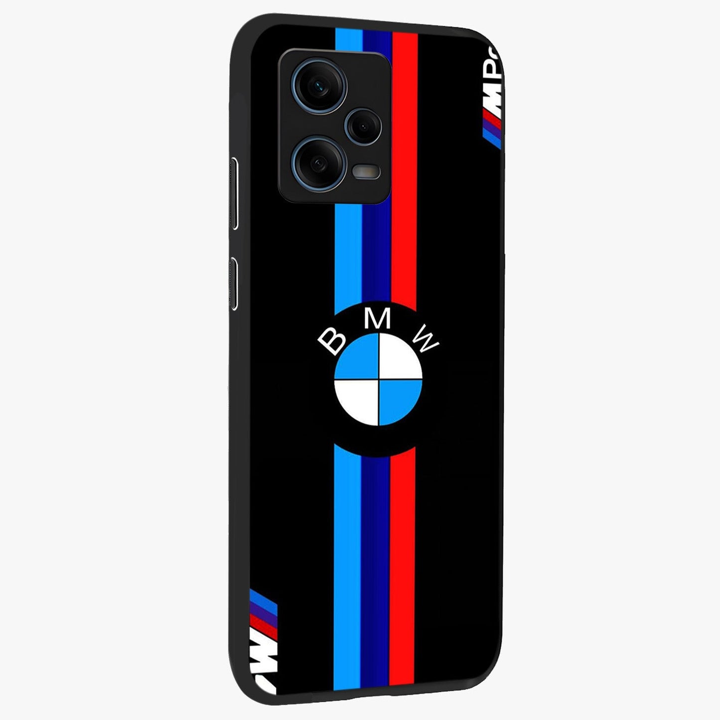 Turbo BMW Beast Glass Case upright view showcasing powerful car artwork with modern motorsport theme.