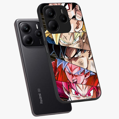 Anime Character Glass Case displayed in angled mockup highlighting colorful anime character illustration.