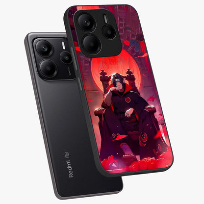 Blood Moon Sovereign Glass Case displayed in angled mockup highlighting dark celestial moon design and dramatic theme.