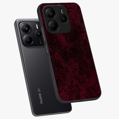 Crimson Fade Flow Glass Case displayed in angled mockup highlighting smooth gradient design with modern aesthetic style.