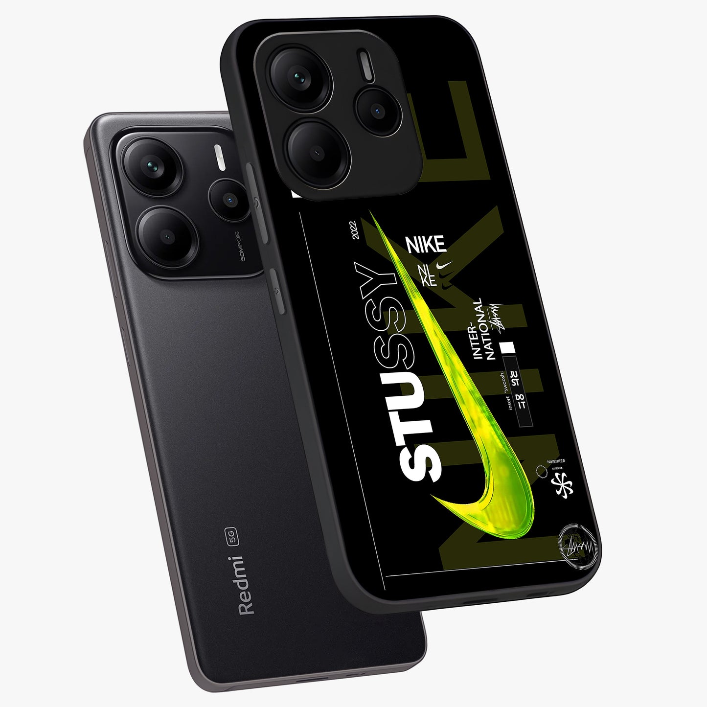 Neon Street Edition Glass Case displayed in angled mockup highlighting vibrant urban design with bold street aesthetic.