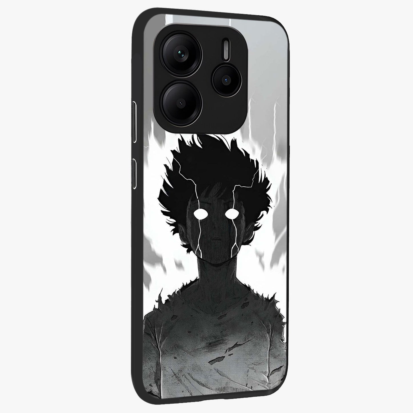 Awakened Inner Rage Glass Case upright view showcasing dramatic artwork with strong expressive aesthetic.