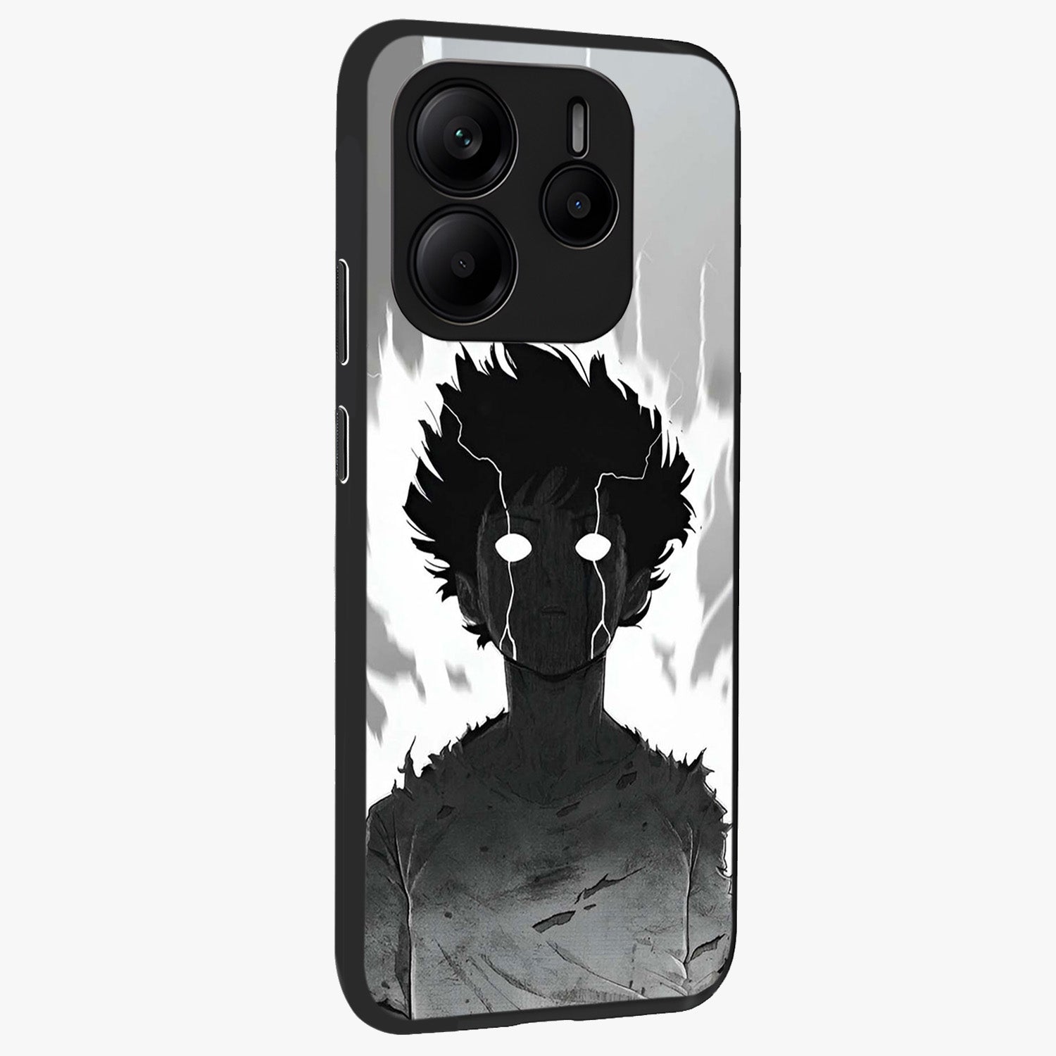Awakened Inner Rage Glass Case upright view showcasing dramatic artwork with strong expressive aesthetic.