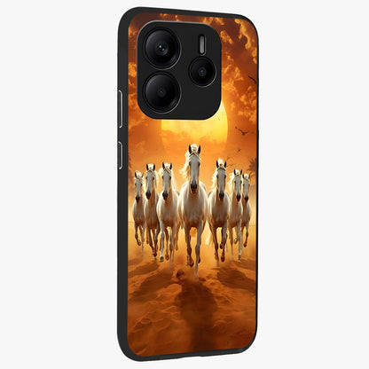 Wild Sunset Majesty Glass Case upright view showcasing dramatic sunset artwork with bold nature theme.