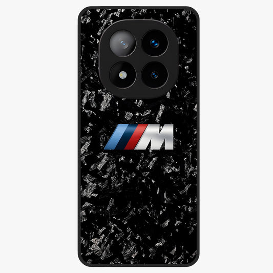 Carbon Speed Mark Glass Case showing flat back view with sporty carbon pattern artwork and glossy glass finish.