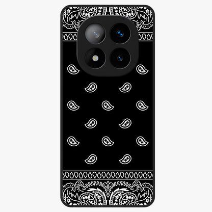 Retro Rebel Threads Glass Case showing flat back view with vintage street style artwork and glossy glass finish.