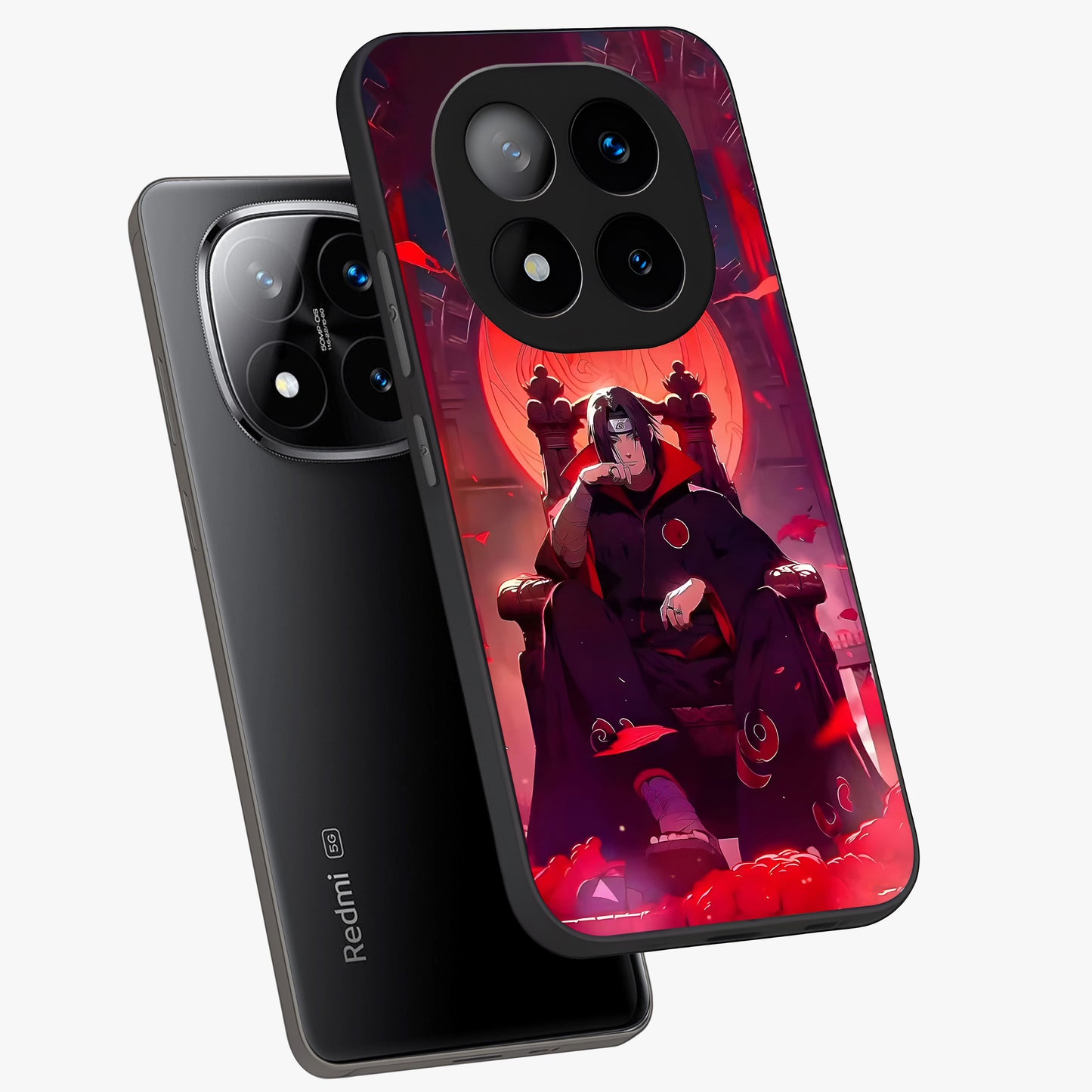 Blood Moon Sovereign Glass Case displayed in angled mockup highlighting dark celestial moon design and dramatic theme.