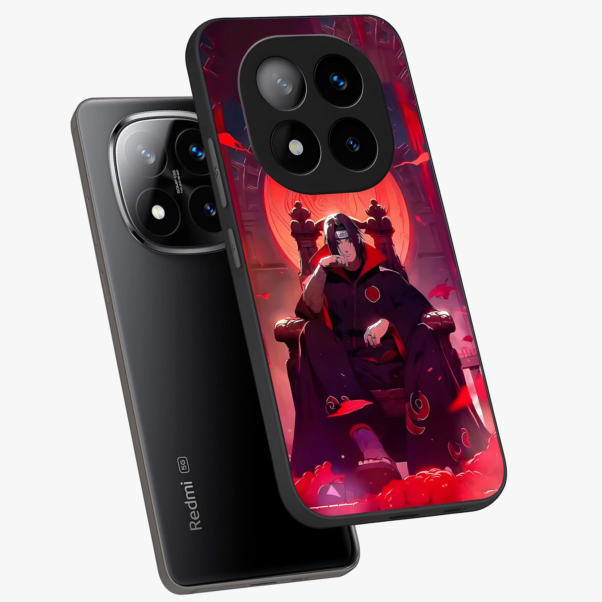 Blood Moon Sovereign Glass Case displayed in angled mockup highlighting dark celestial moon design and dramatic theme.