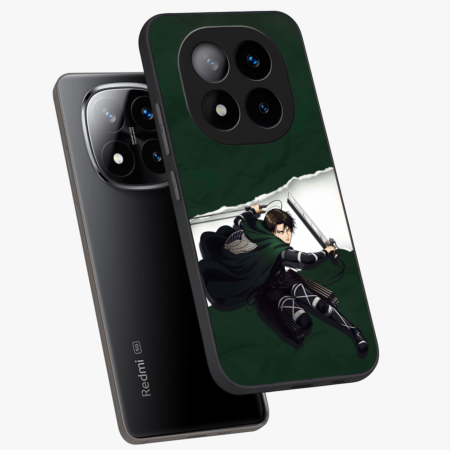 Emerald War Vanguard Glass Case displayed in angled mockup highlighting intense battle inspired design with emerald tone aesthetic.