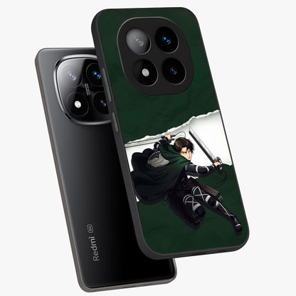 Emerald War Vanguard Glass Case displayed in angled mockup highlighting intense battle inspired design with emerald tone aesthetic.