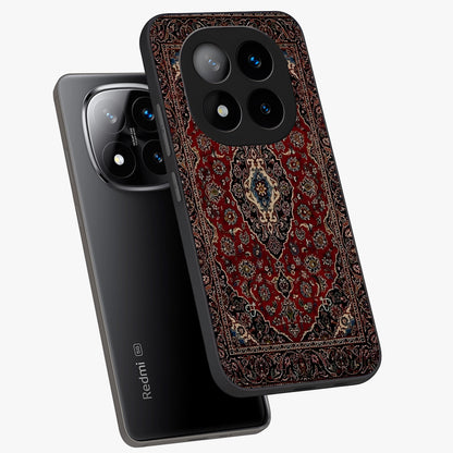 Heritage Carpet Royale Glass Case displayed in angled mockup highlighting intricate royal carpet design with heritage aesthetic.