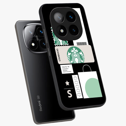 Starbucks Mocha Glass Case displayed in angled mockup highlighting stylish mocha themed design with cozy café aesthetic.
