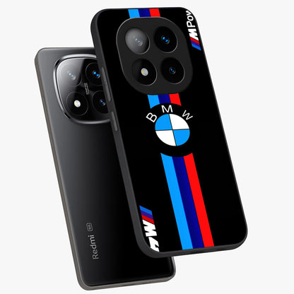 Turbo BMW Beast Glass Case displayed in angled mockup highlighting sleek racing car design with bold automotive aesthetic.