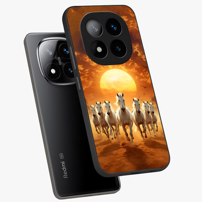Wild Sunset Majesty Glass Case displayed in angled mockup highlighting vibrant sunset sky design with scenic aesthetic.