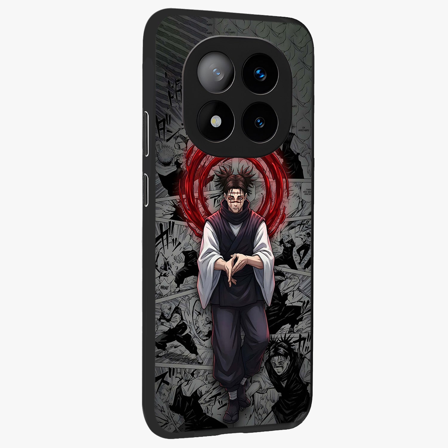 Cursed Ritual Ascension Glass Case upright view showcasing powerful ascension artwork with dark fantasy theme.