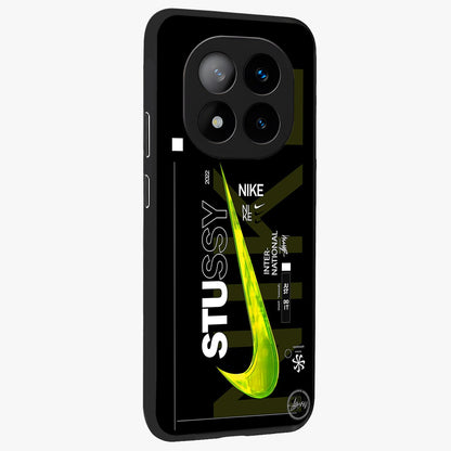 Neon Street Edition Glass Case upright view showcasing colorful neon artwork with modern street culture theme.