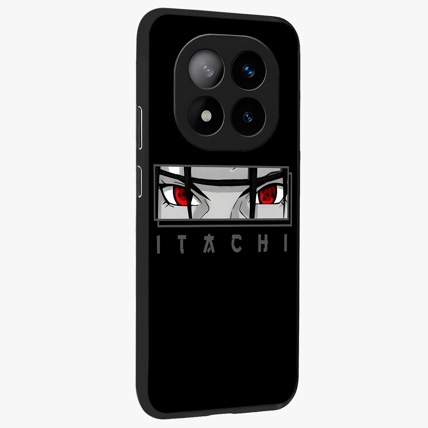 Scarlet Gaze Dominance Glass Case upright view showcasing powerful dramatic artwork with dominant artistic theme.