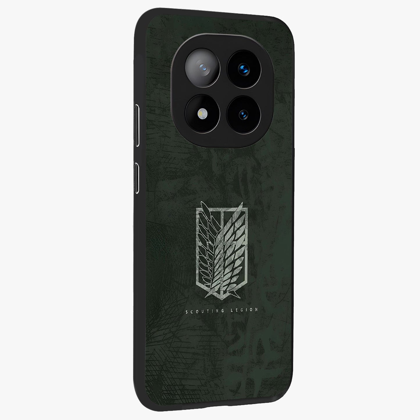 Wings Of Freedom Glass Case upright view showcasing powerful wings artwork with freedom themed design.