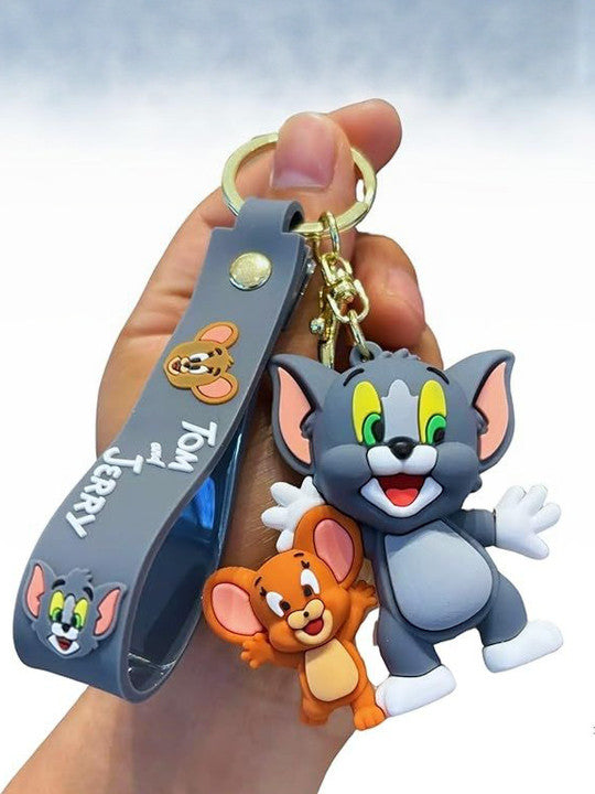 Tom Jerry Loop Keychain