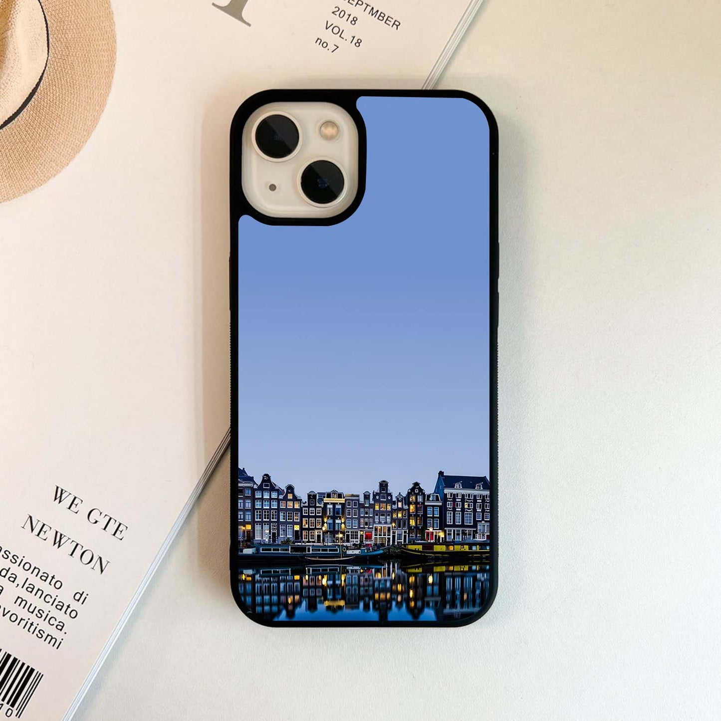 Amsterdam Night Glass Case