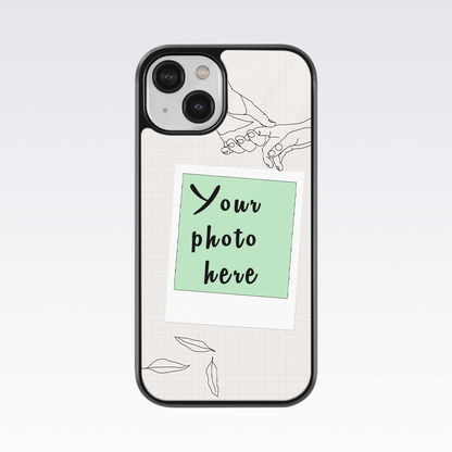 Aesthetic Pattern Custom Photo Glass Case