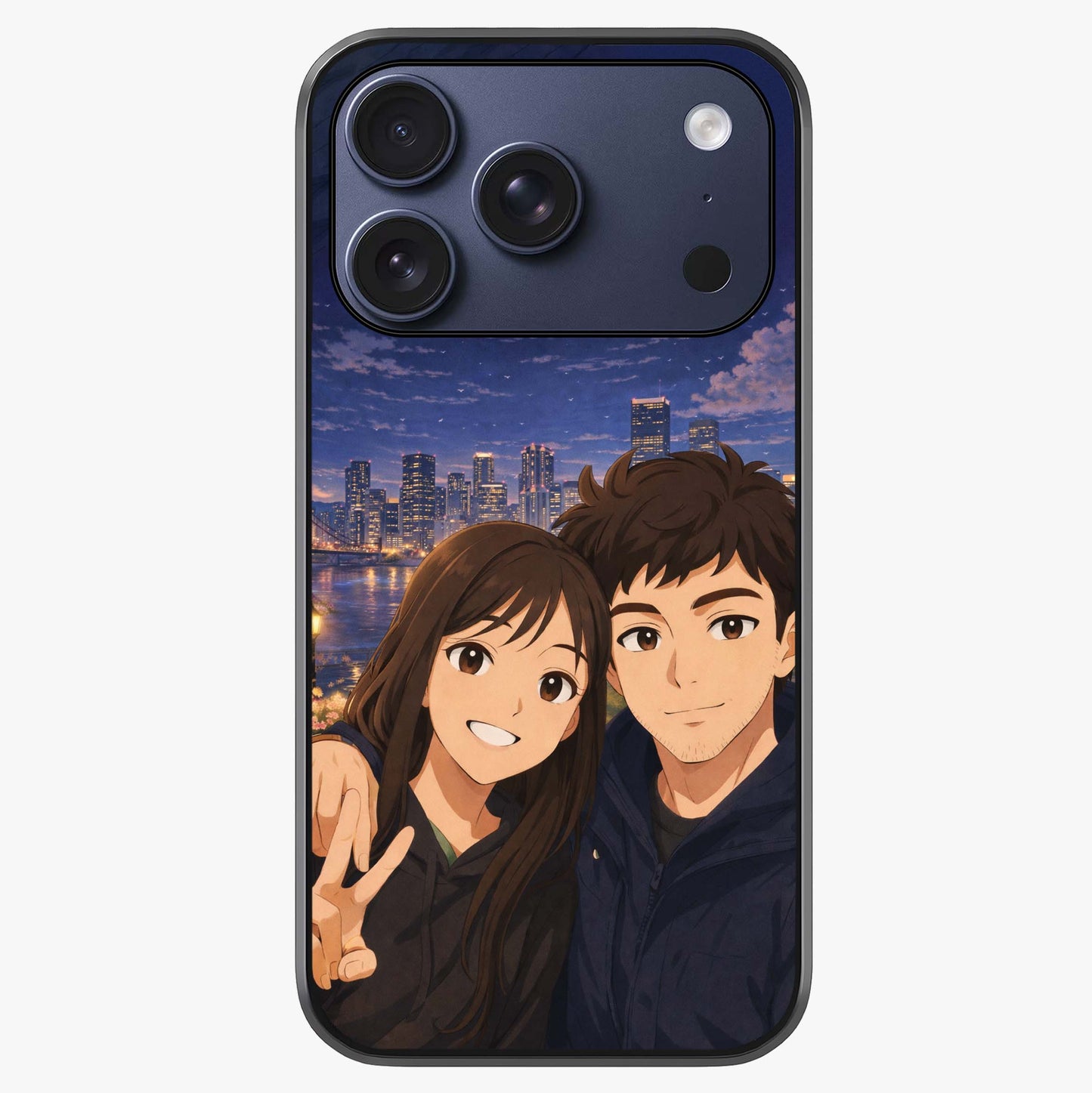 Custom Personalised Art Photo Glass Case