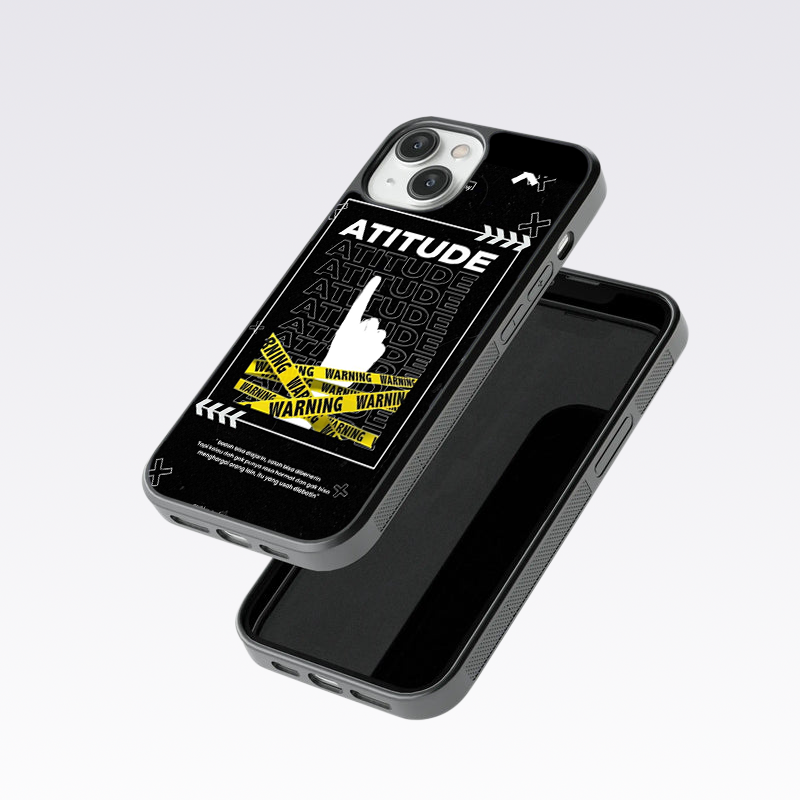 Attitude - Warning Pattern Glass Case