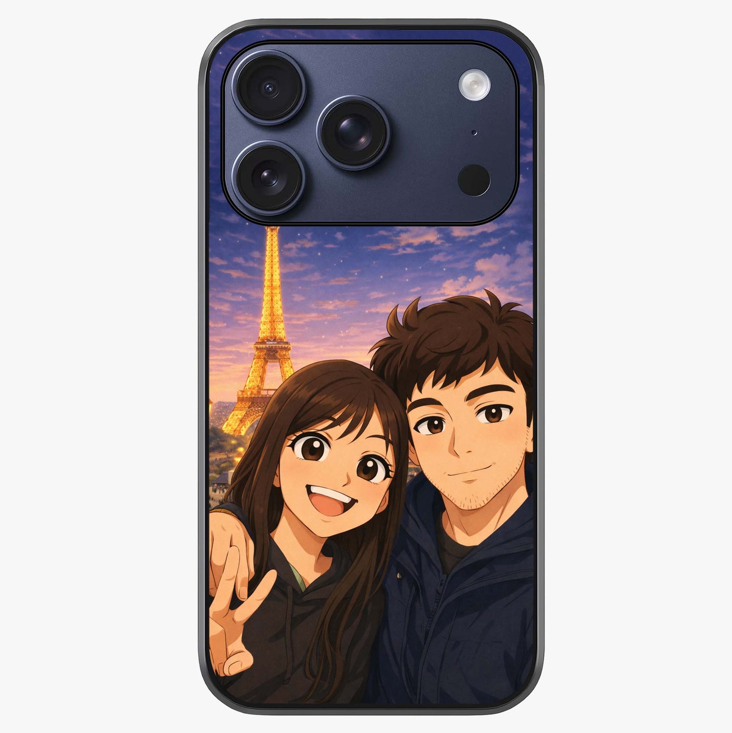 Custom Personalised Art Photo Glass Case
