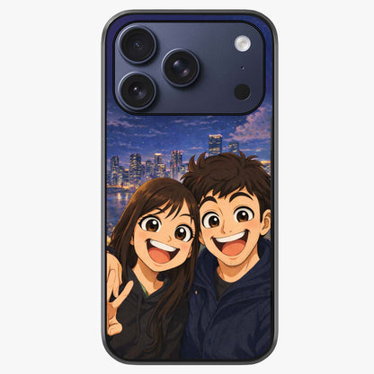 Custom Personalised Art Photo Glass Case