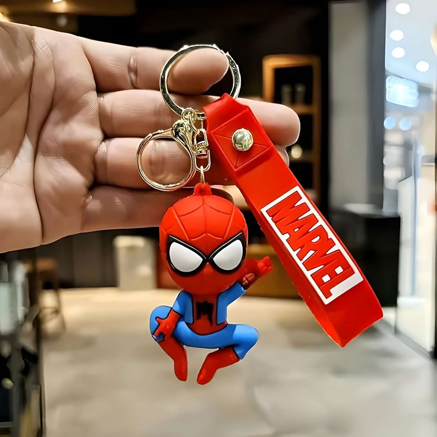 Web Hero Swing Keychain