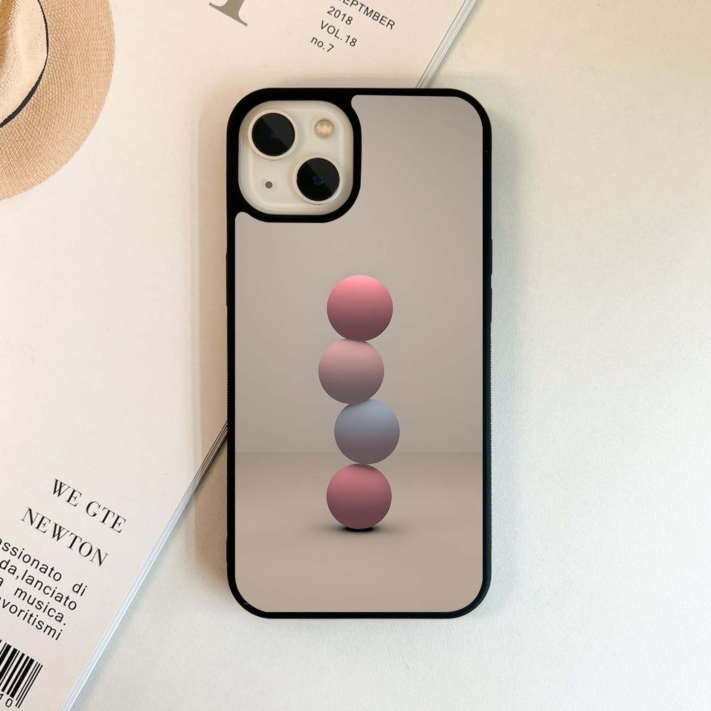 Coloured Balls Glass Case