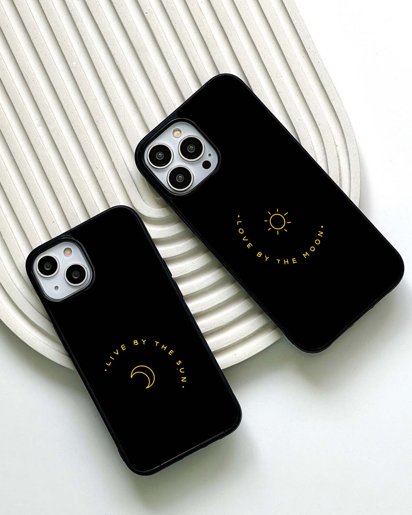 Sun & Moon Couples Glass Case