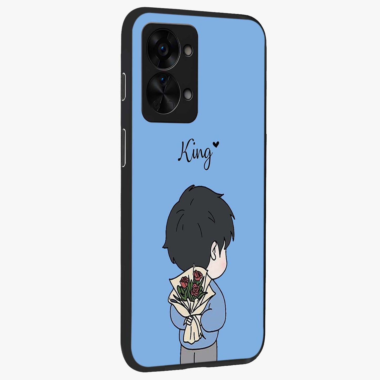 Love in My Hands Custom Name Glass Case for OnePlus Nord 2T |1+Nord 2T