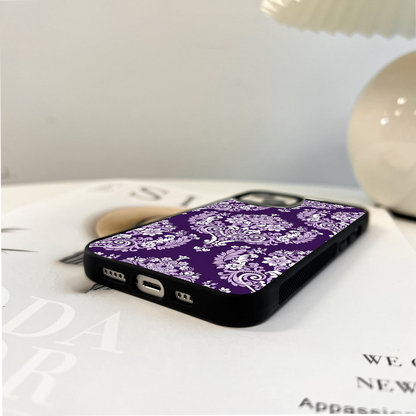 Purple Petal Royale Glass Case