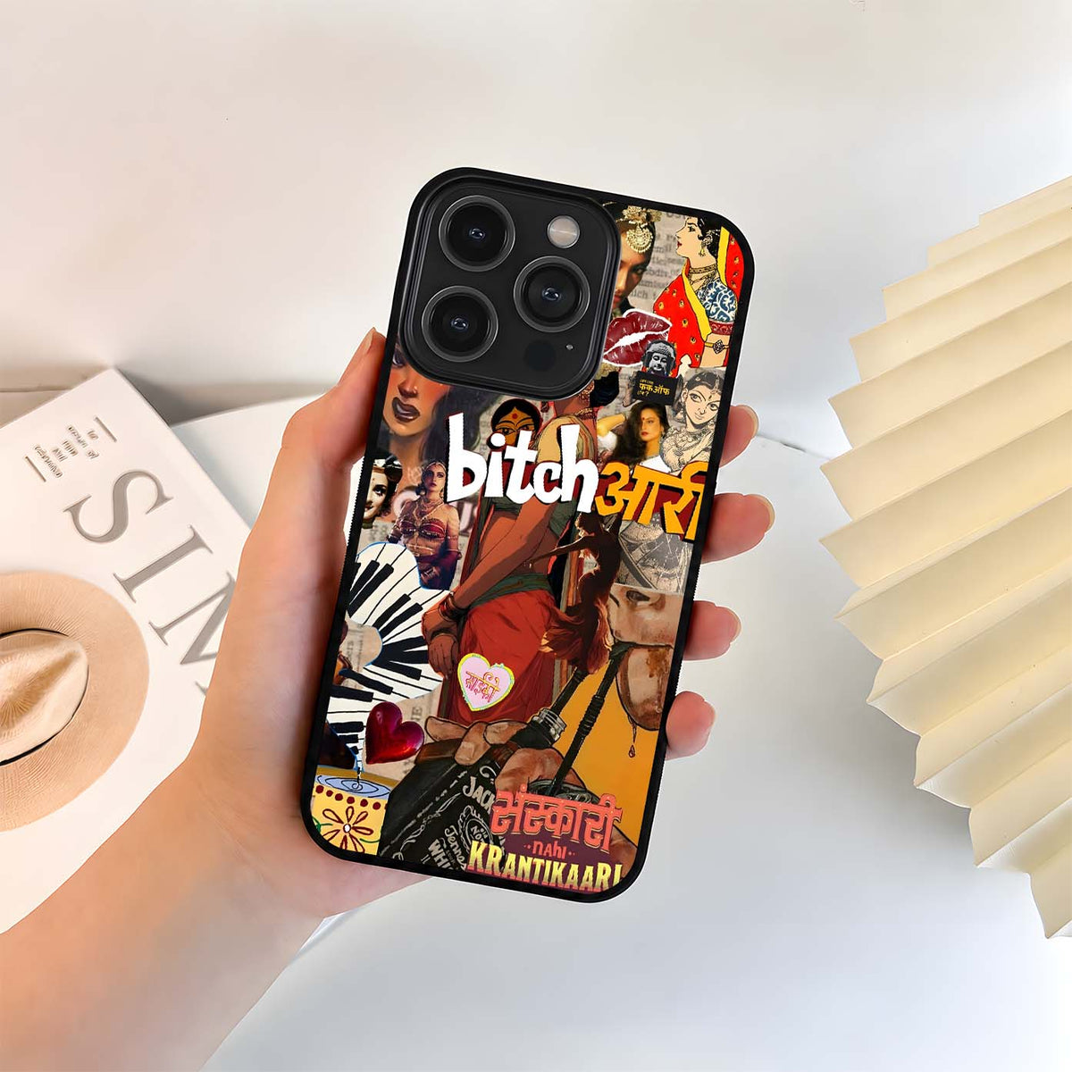 Aesthetic Bitchari Glass Case