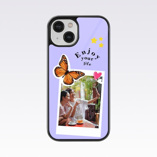 Enjoy Your Time Custom Photo Glass Case