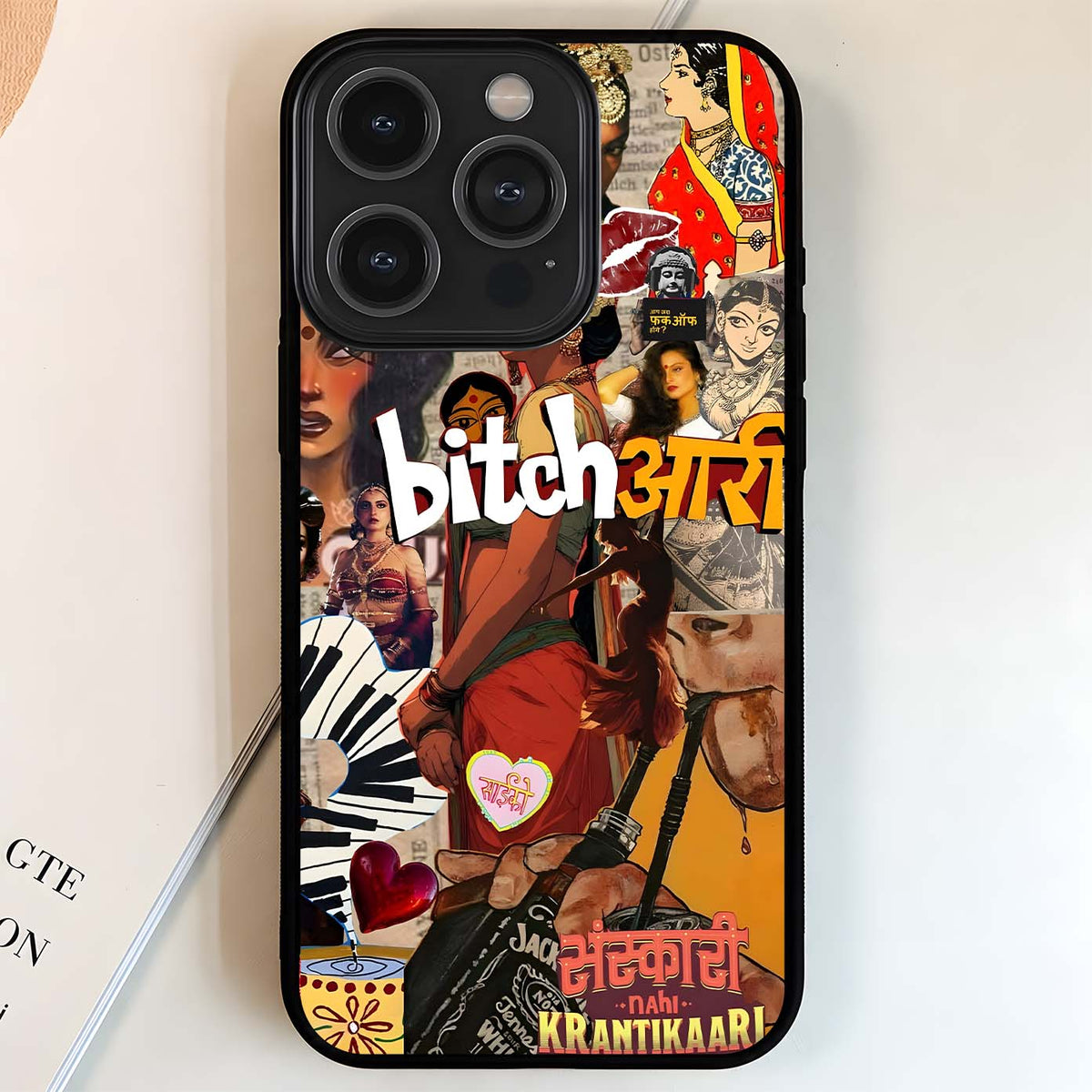 Aesthetic Bitchari Glass Case
