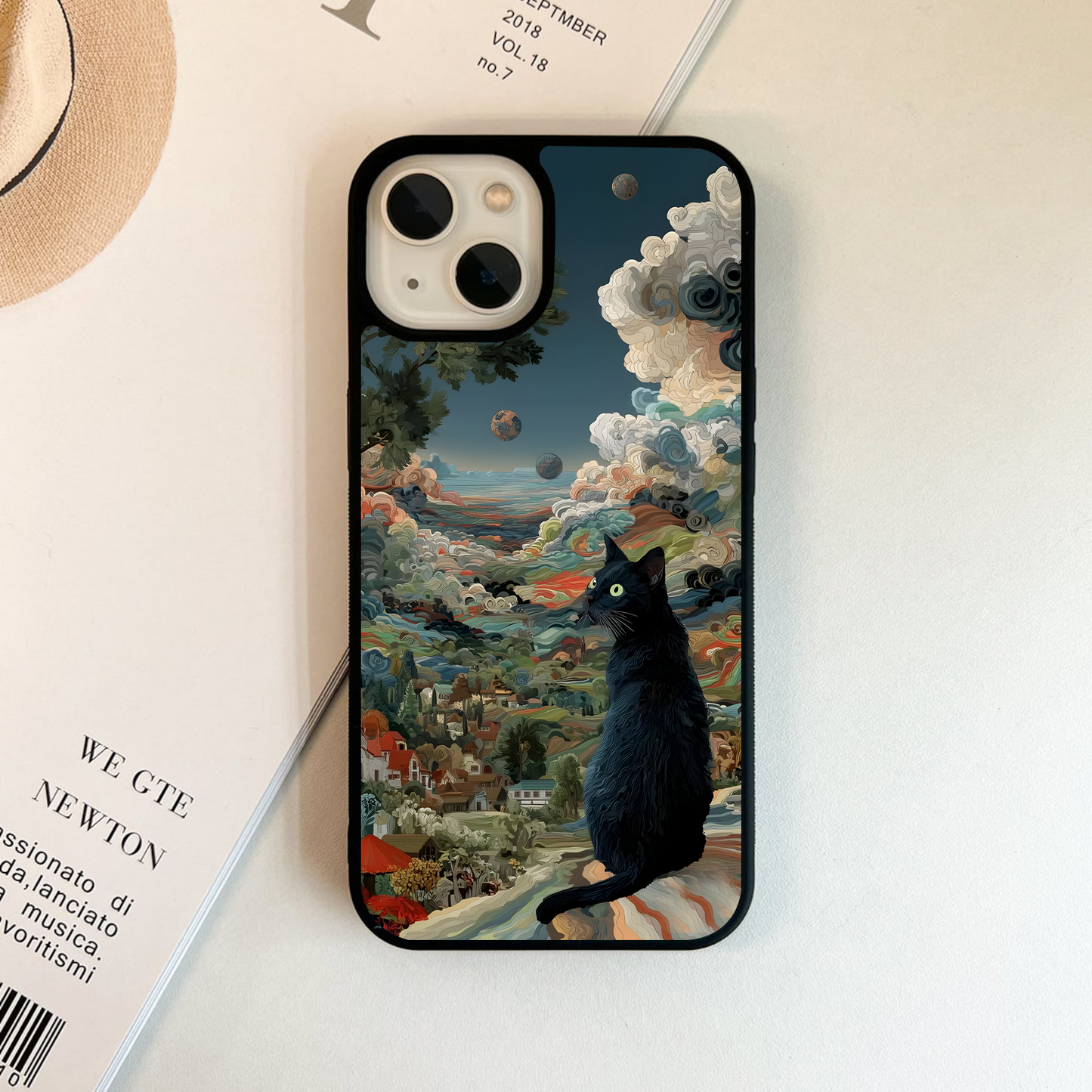 Mystic Cat Valley Glass Case