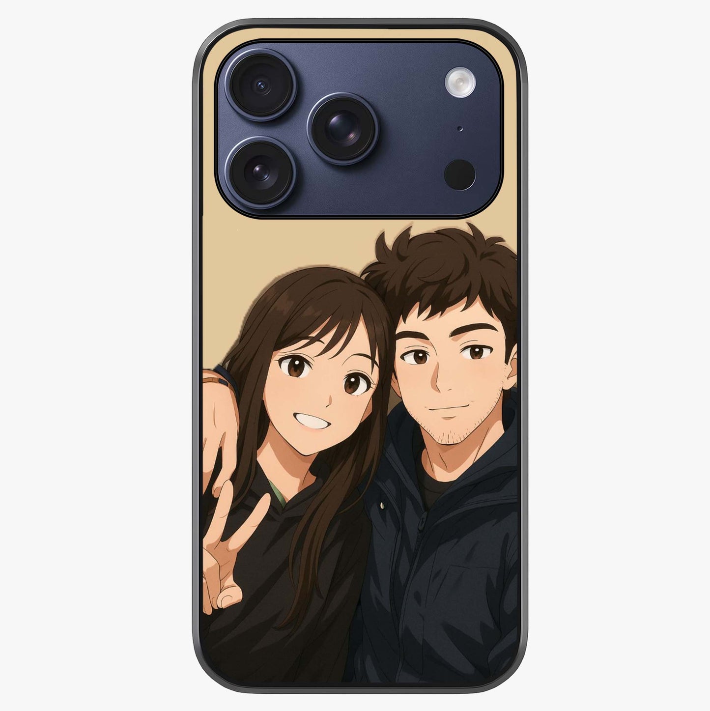 Custom Personalised Art Photo Glass Case