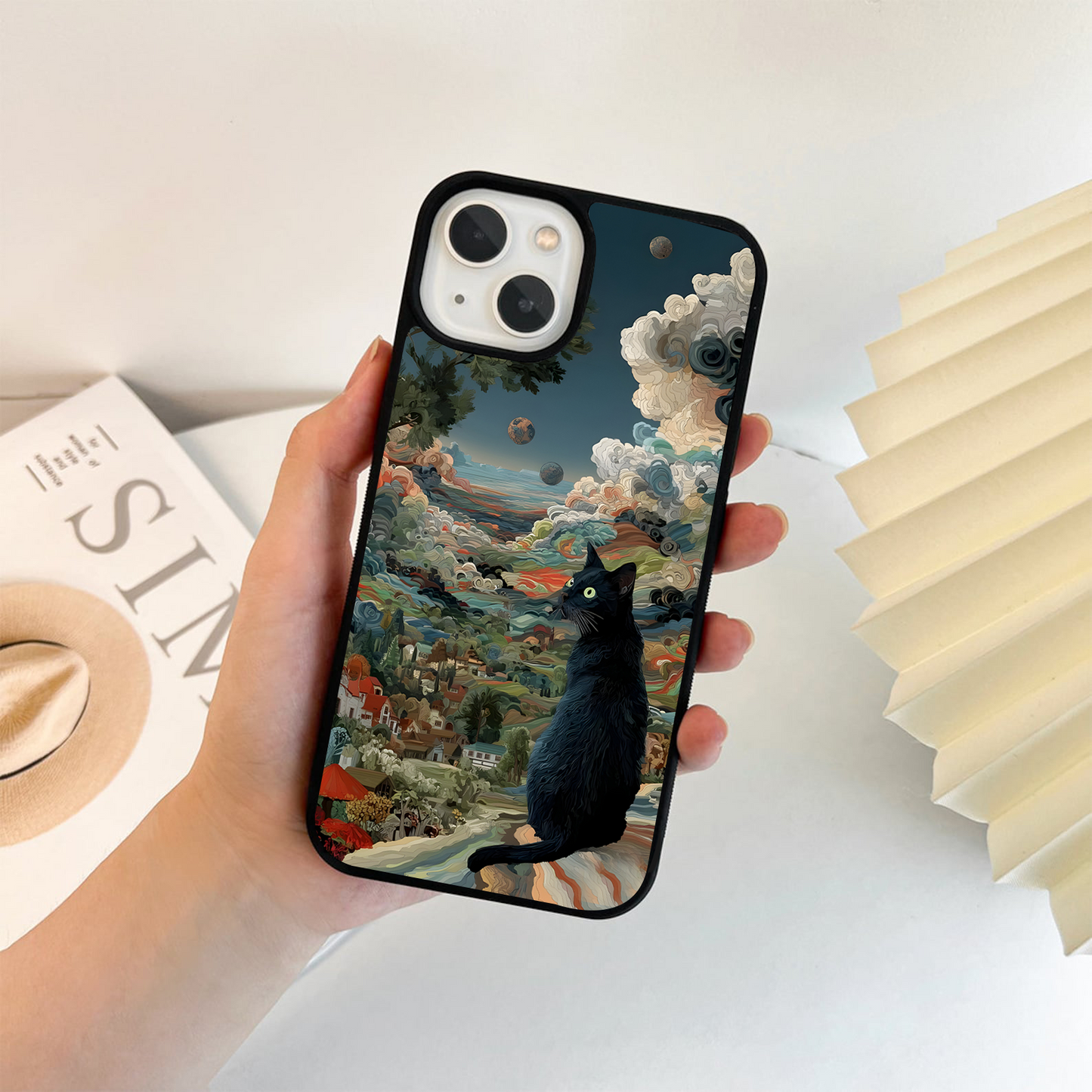 Mystic Cat Valley Glass Case