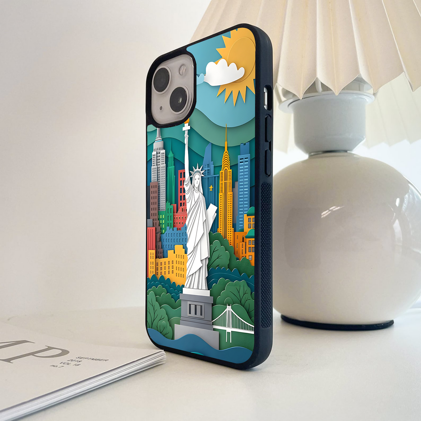 Paris Statue Glass Case