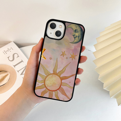 Celestial Cat Dreams Glass Case