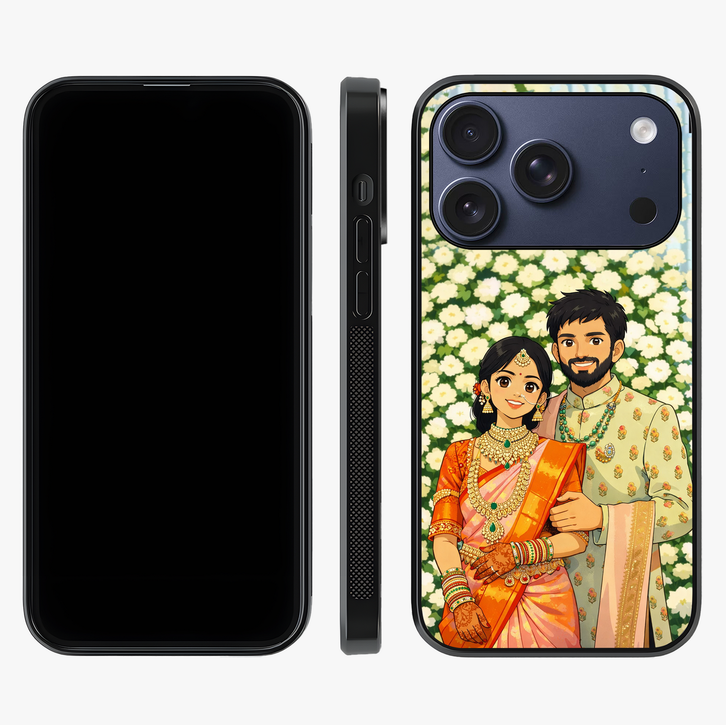 Custom Personalised Art Photo Glass Case