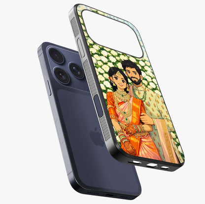 Custom Personalised Art Photo Glass Case