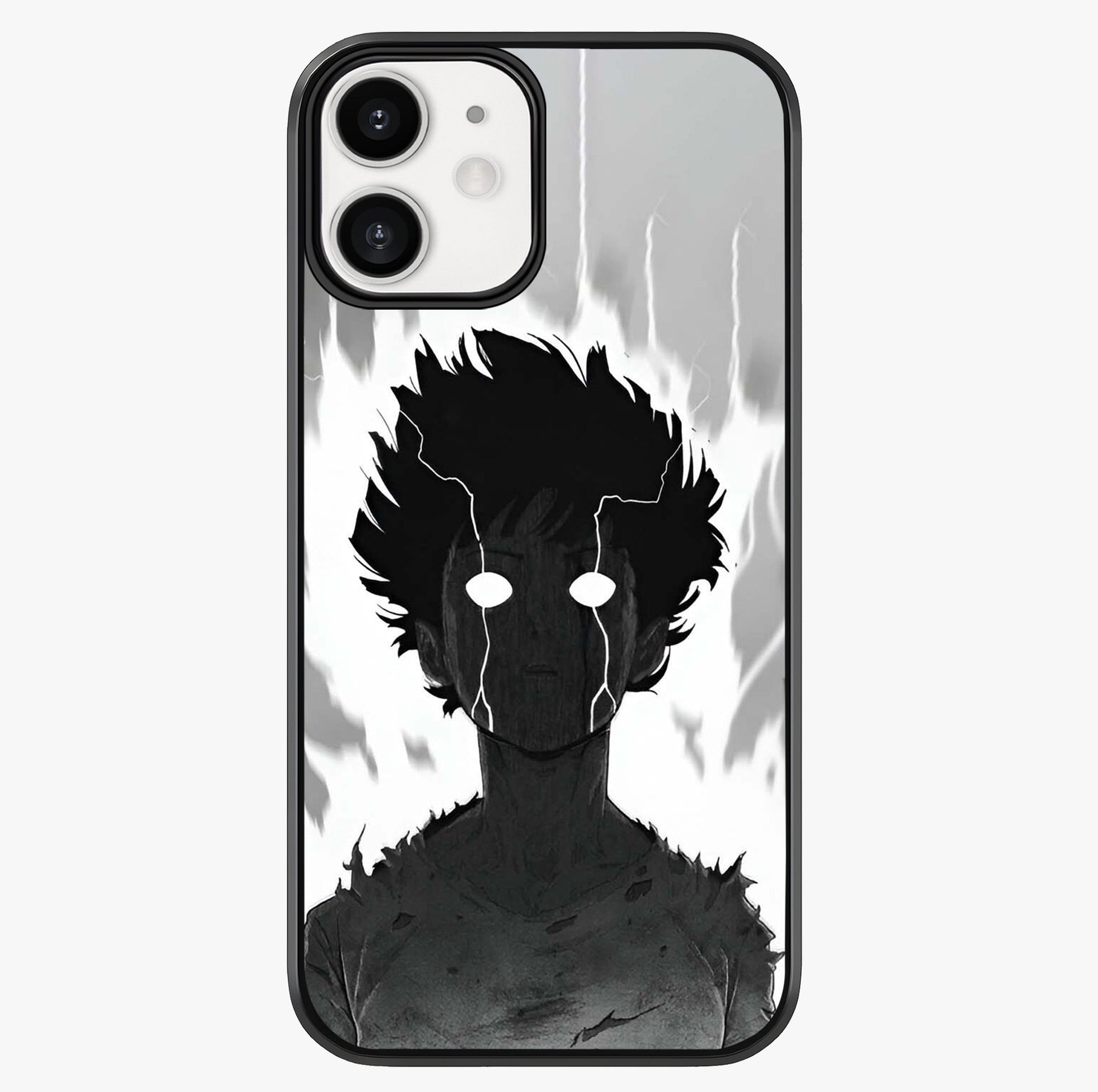Awakened Inner Rage Glass Case showing full back design in clean flat view with glossy glass finish.